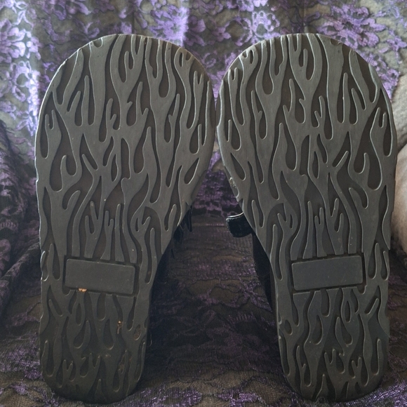 Hot Topic Platform Buckle Boots Goth Punk Demonia Club Rave - Picture 6 of 10